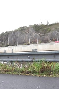 Good-looking Blonde Is Desperate To Pee Outside