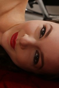 Fascinating Brunette Rebeca Gives Herself A Squirt