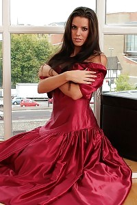 Perfect Teen Shows Of Her Big Boobs As She Shredding Her Dress