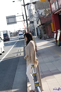 Lustful Asian Gal Gets Piercing In Her Tits And Bares Hairy Pussy Off